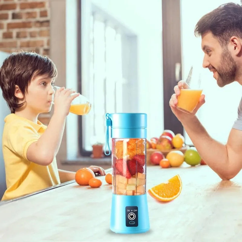 Portable 380ml USB Blender for Shakes & Smoothies - Rechargeable & Compact