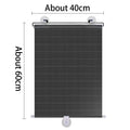 Blackout Roller Window Shades with Suction Cups - Day & Night Home Decor