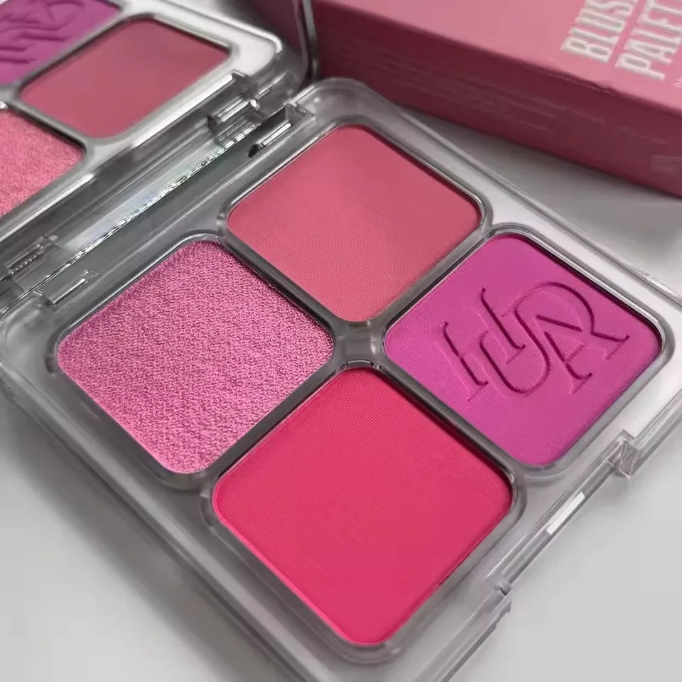 Multi-Color Powder Blusher Matte Natural Shiny Waterproof Contour Makeup