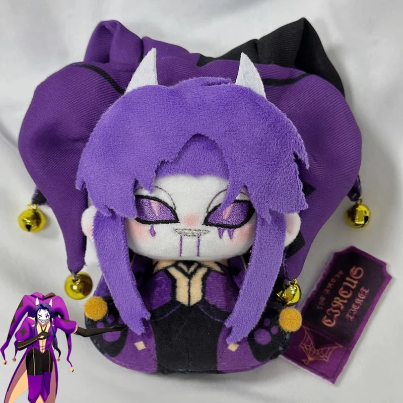 Circus Jester Plush Doll - Purple Cosplay Toy for Halloween & Party Decor