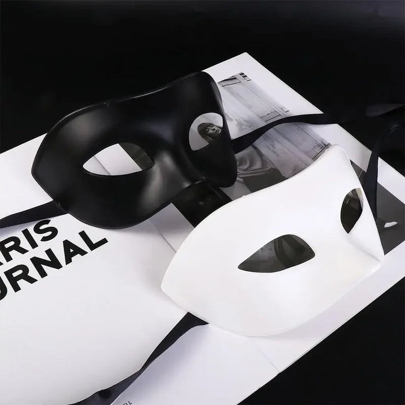 Unisex Masquerade Half Face Mask for Halloween & Party Decorations
