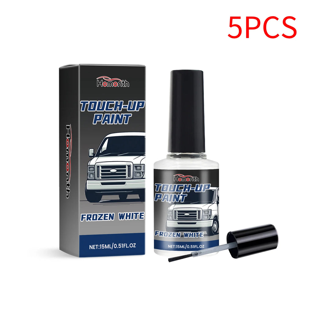 Car Touch-Up Paint Set - Pearl White Self-Brushing Scratch Repair 15/30/45/75ml