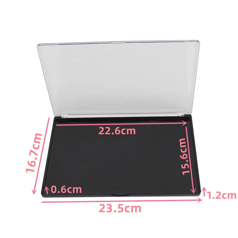Magnetic Eyeshadow Palette with 20 Metal Stickers Makeup Storage Box DIY Cosmetic Organizer