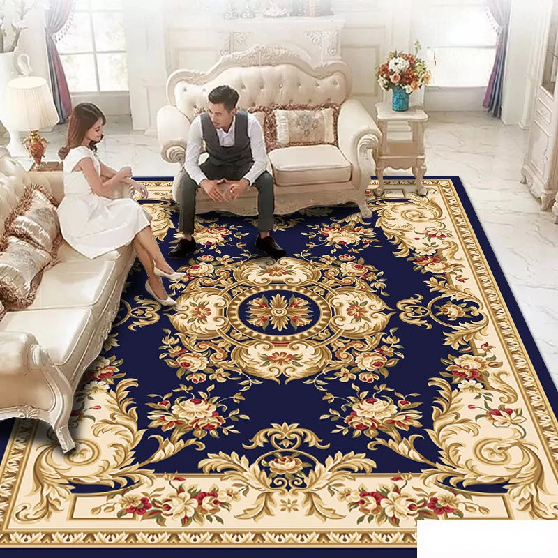 Luxury Large Area Rugs for Living Room & Bedroom - Non-Slip, Easy to Clean