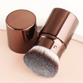Retractable Blush & Foundation Makeup Brush - Soft Fluffy Kabuki Powder Contour Tool