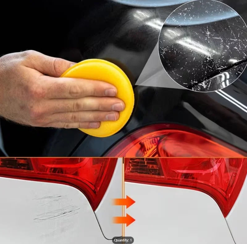 Car Scratch Repair Paste Kit with Cloth & Sponge for Paint Polishing