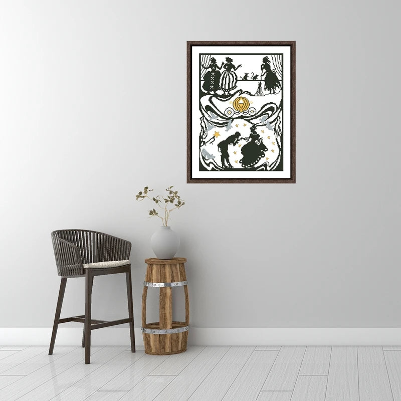 Cross Stitch Kit with Multiple Patterns and Sizes - Embroidery Canvas & Needlework Supplies