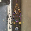 Celestial Moon Goddess Crystal Sun Catcher for Home & Garden Decor