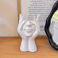 Face Shape Makeup Brush Holder - Face Design Storage Box for Cosmetics, Portable