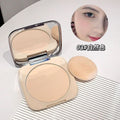 Oil-Control Brightening Face Powder with Mirror Compact for Flawless Matte Finish