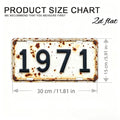 Aluminum License Plate Tag with Polished Metal Finish - Fade-Resistant Car Plate Frame, Easy Install