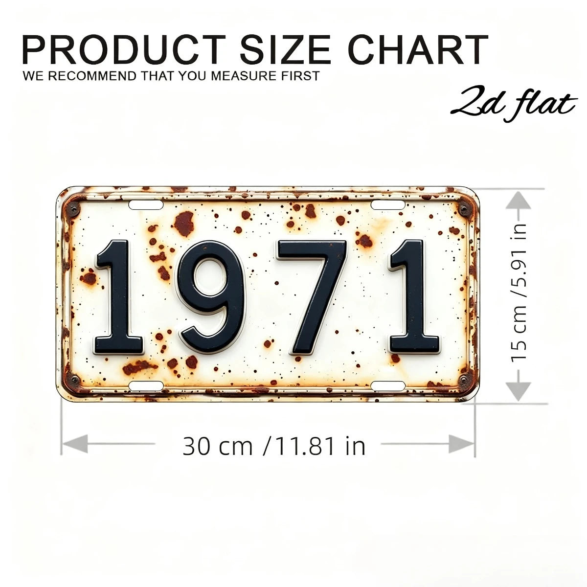 Aluminum License Plate Tag with Polished Metal Finish - Fade-Resistant Car Plate Frame, Easy Install