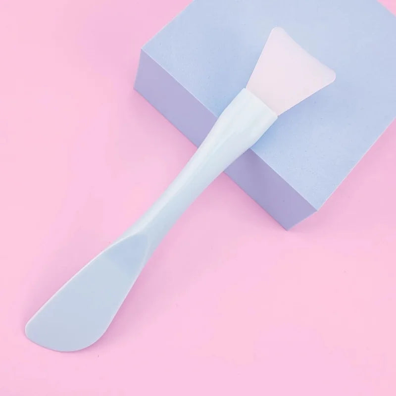 Silicone Facial Mask Brush Dual-Use Makeup and Mud Film Applicator - Soft Integrated Head