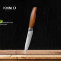 Japanese Chef's Knife - Stainless Steel Utility Kitchen Knife for Meat Fish & Vegetables