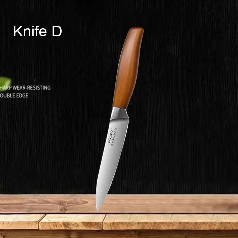 Japanese Chef's Knife - Stainless Steel Utility Kitchen Knife for Meat Fish & Vegetables