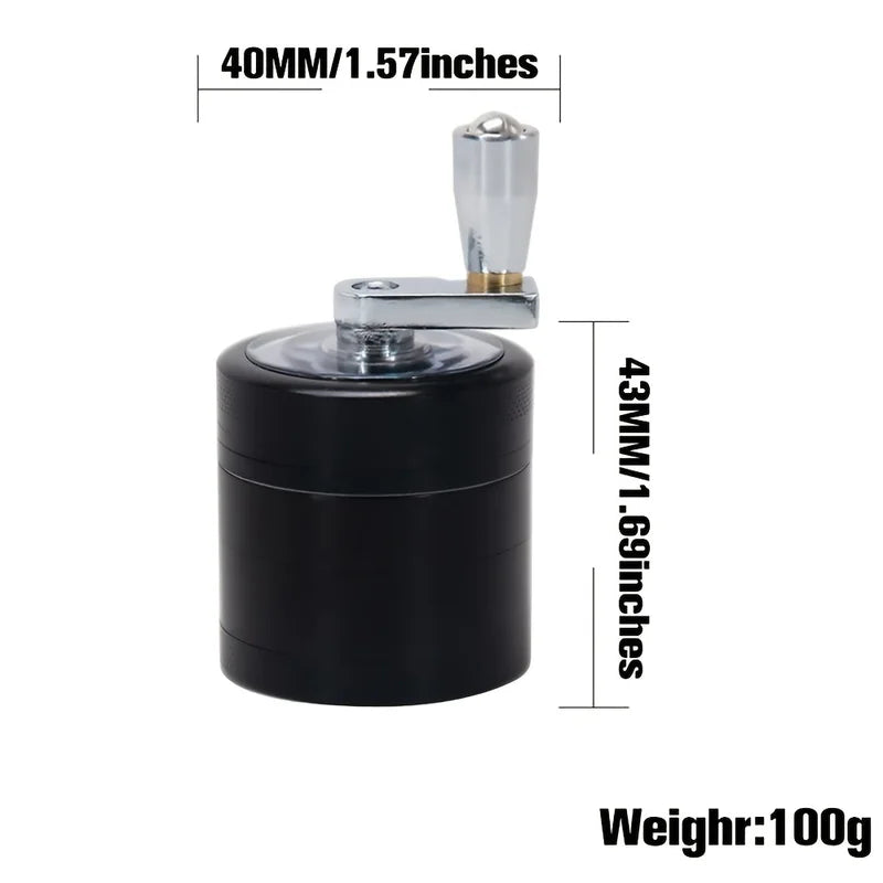 Nut and Spice Grinder for Nutmeg Ginger Rock Salt Peppercorn Hand Tool
