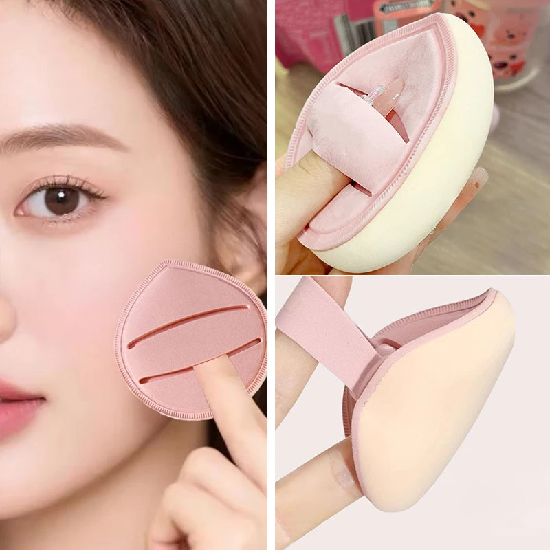 Large Size Cotton Candy Makeup Sponge - Soft Air Cushion Powder Puff for Wet & Dry Use