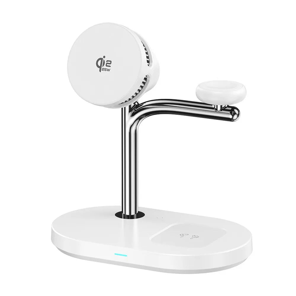 25W Wireless Charging Stand for iPhone, Samsung Galaxy, Apple Watch & Earbuds