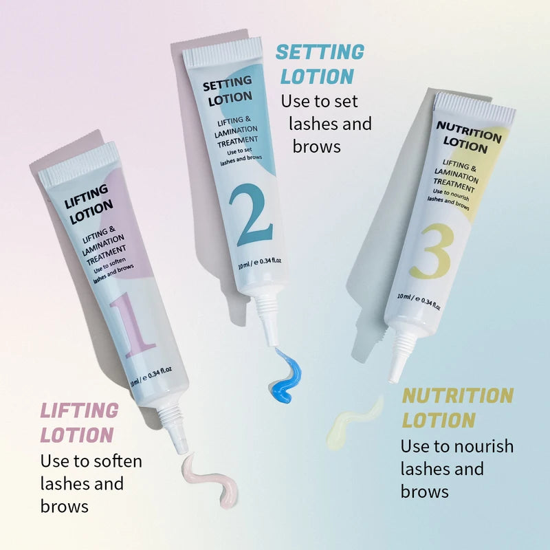 10ml Lash & Brow Perm Fixation Lotion Set for Lash Lift & Brow Lamination