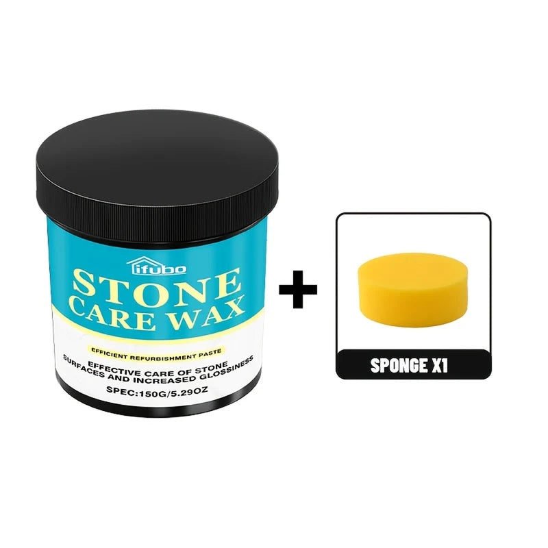 Marble & Stone Polishing Wax - High Gloss Enhancer for Tile and Granite