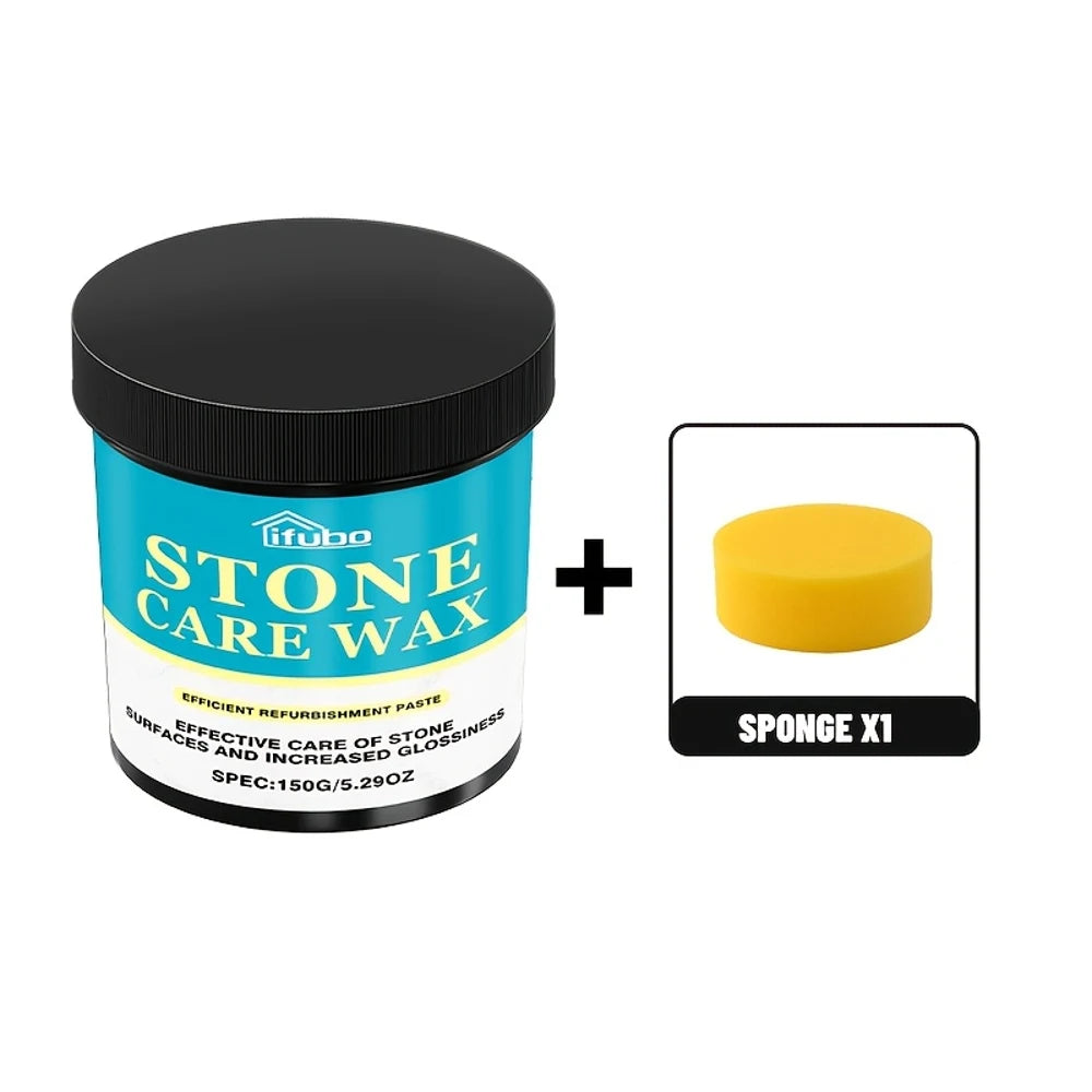 Marble & Stone Polishing Wax - High Gloss Enhancer for Tile and Granite