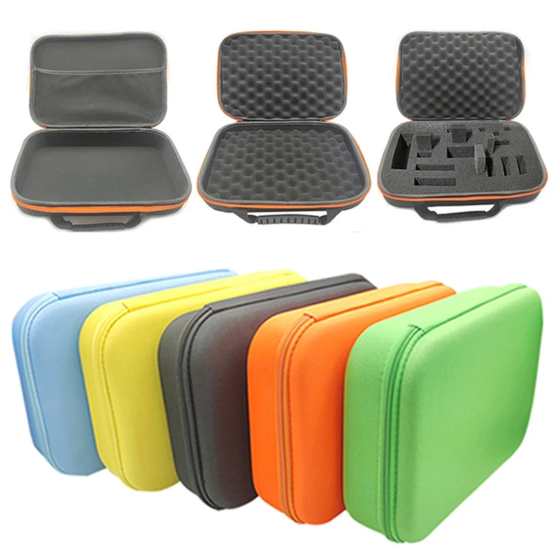 Hard Storage Case DIY Foam Travel Zipper Bag for Outdoor Tools & Camera Equipment