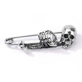 Retro Skull Punk Style Halloween Brooch Dark Skull Pin Accessory