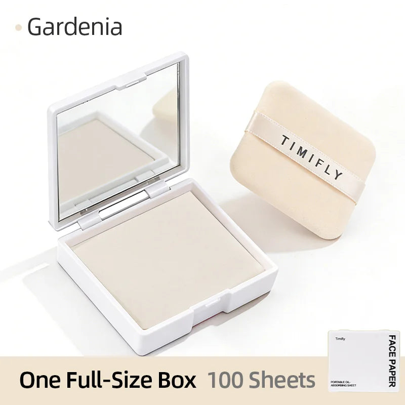 100 Sheets Oil Blotting Paper for Face Oil Control Refillable Facial Tissues