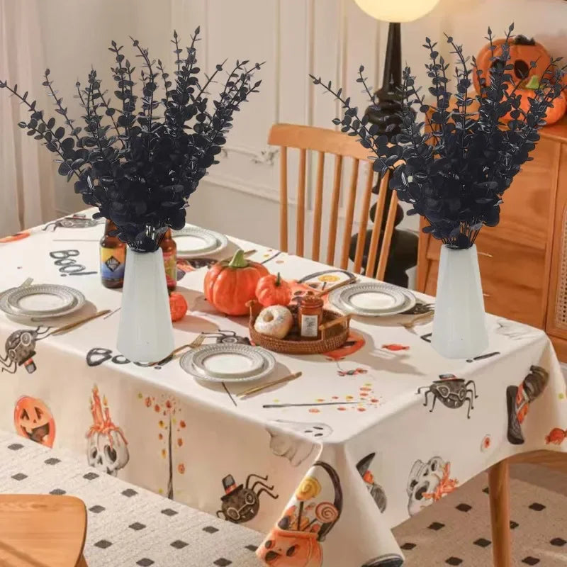 Artificial Eucalyptus Branches 50/10x Halloween Thanksgiving Floral Stems