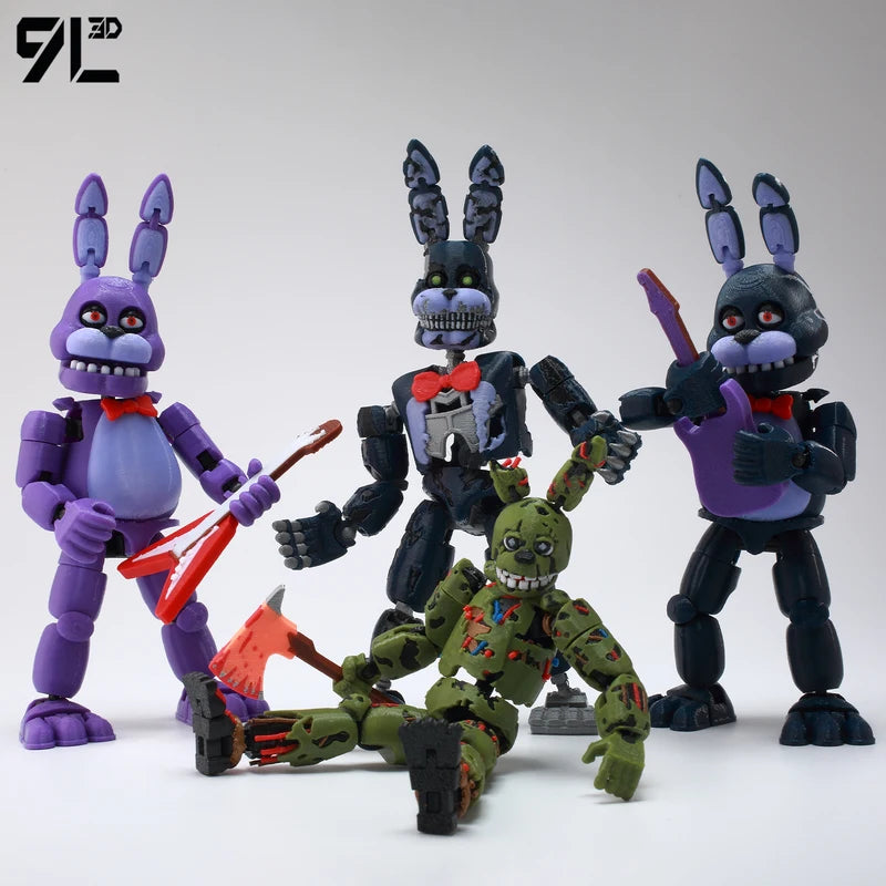 Articulated Anime Model Figure with Interchangeable Parts - Collectible Toy for Display and Creativity