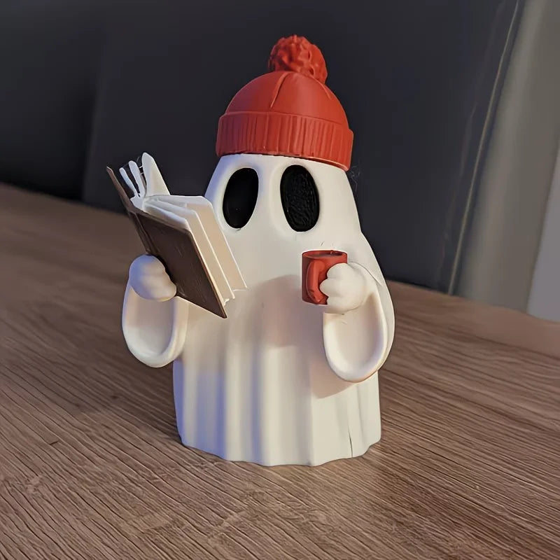 Cute Ghost Figurine - Halloween & Christmas Decor | Living Room & Desk Ornament