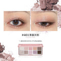 Colorful Eyeshadow Palette with Sparkling Pearl & Matte Finishes - Multiple Shades