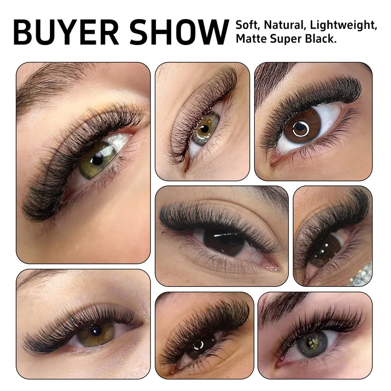 Eyelash Extension Fans - Premade 3D/4D/5D/6D/7D Voluminous False Lashes