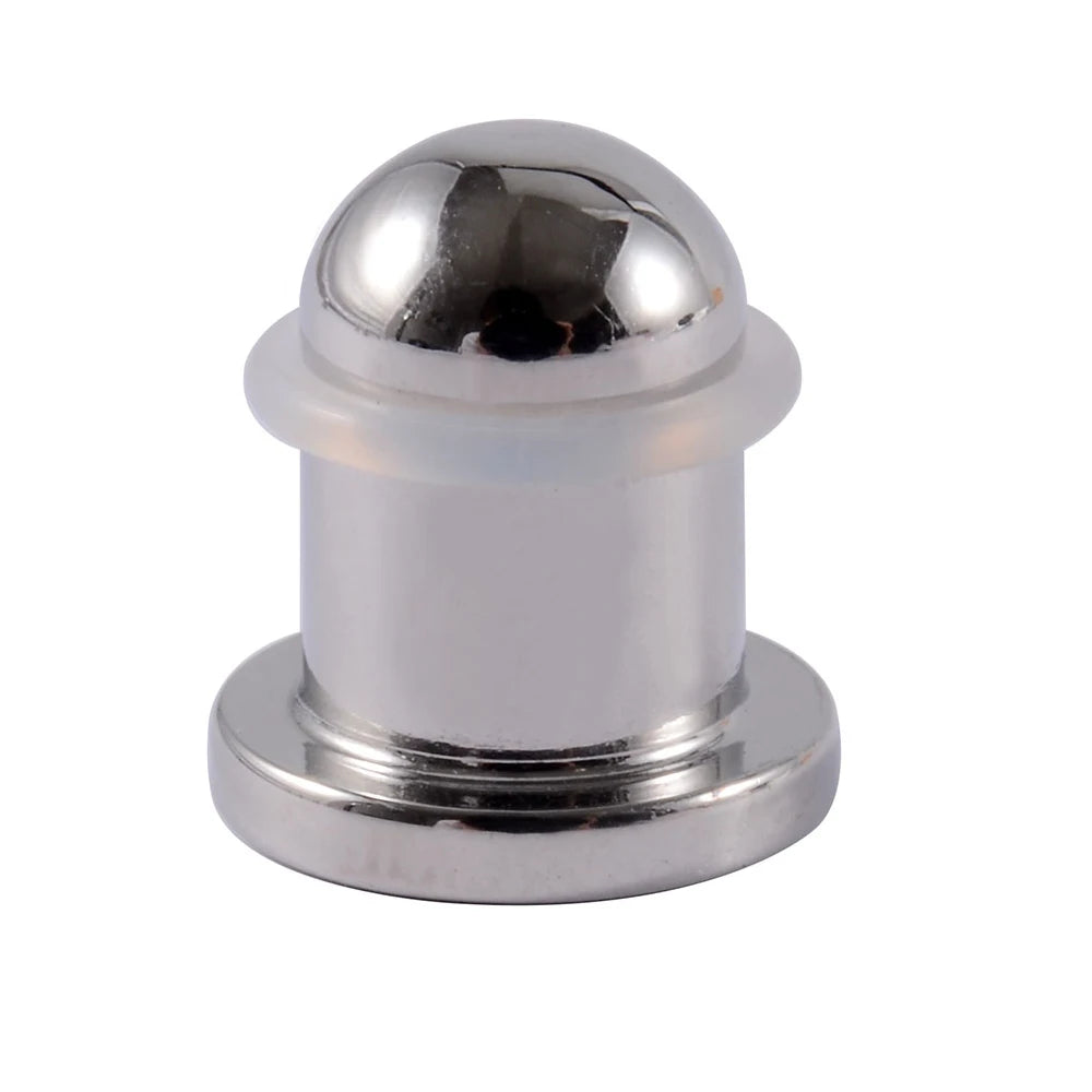 1/19pcs Surgical Steel Mirror Face Ear Plugs Tunnels Body Piercing Jewelry