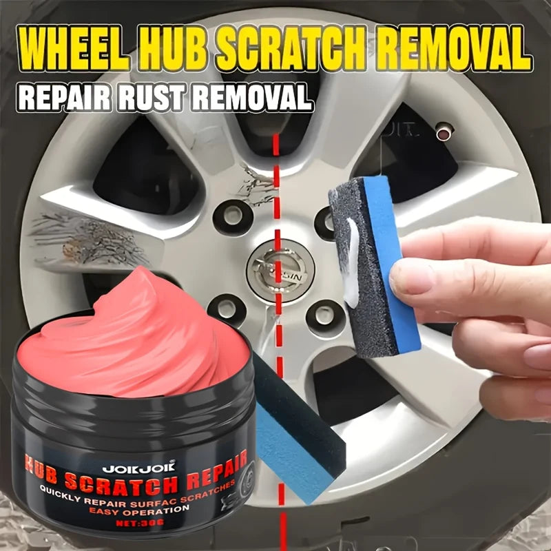 Car Hub Scratch Repair Wax Kit for Alloy Wheels - RVs, Motorcycles, Trucks