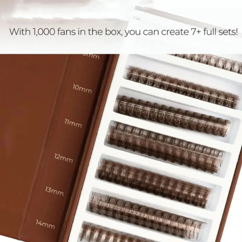 Volume Fan Lashes Extension Premade 3D 6D 8D Thin Root XL Tray