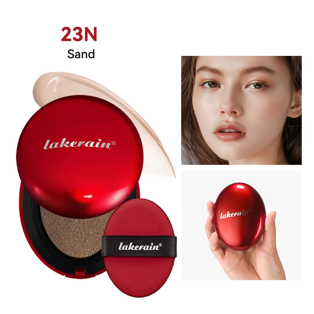 Waterproof Air Cushion Foundation with SPF - Full Coverage, Lightweight, Long-Lasting Makeup