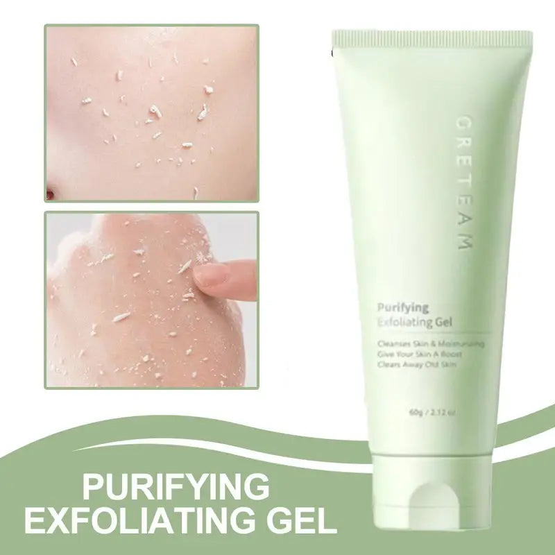 Deep Cleansing Face Exfoliating Gel for Pores & Oil Control - Gentle Skin Scrub