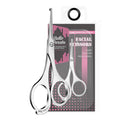 Nose Hair Scissors Trimmer - Stainless Steel Facial Hair Grooming Tool