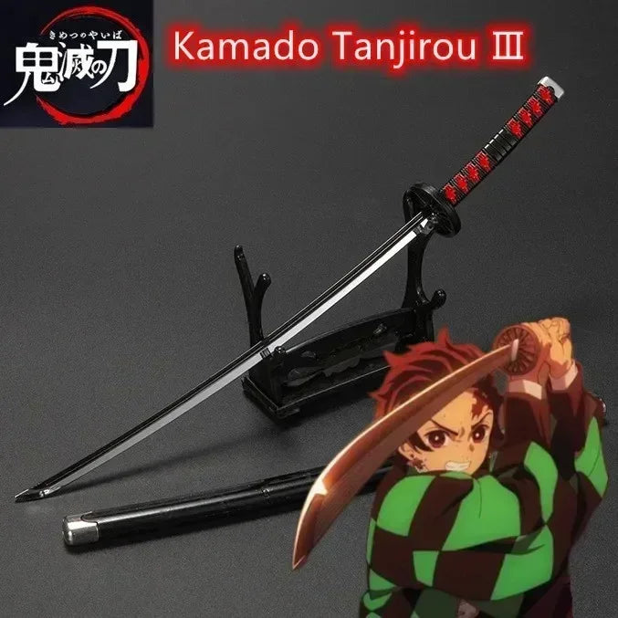 10-Inch Metal Demon Slayer Katana Toy Sword - Kimetsu No Yaiba Collectible Gift