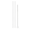 Reusable Plastic Straw with Cleaning Brush for Tumblers - Compatible with 30 oz & 40 oz Cups