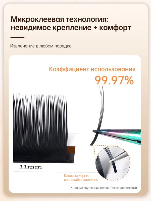 False Eyelashes Natural Soft Classic & Volume Lash Extensions - Multiple Styles & Lengths