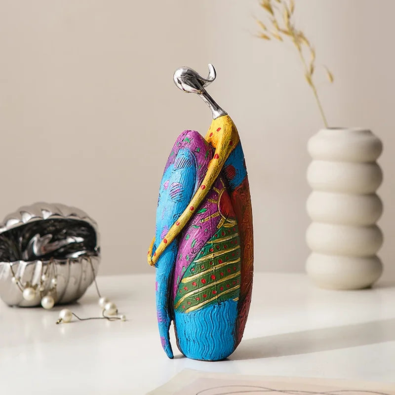 Abstract Nordic Style Creative Home Decor Figurine for Living Room Modern Art Sculpture