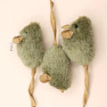 Interactive Plush Cat Toy Mouse with Chirping Sound - Bite-Resistant Kitten Toy, 14cm