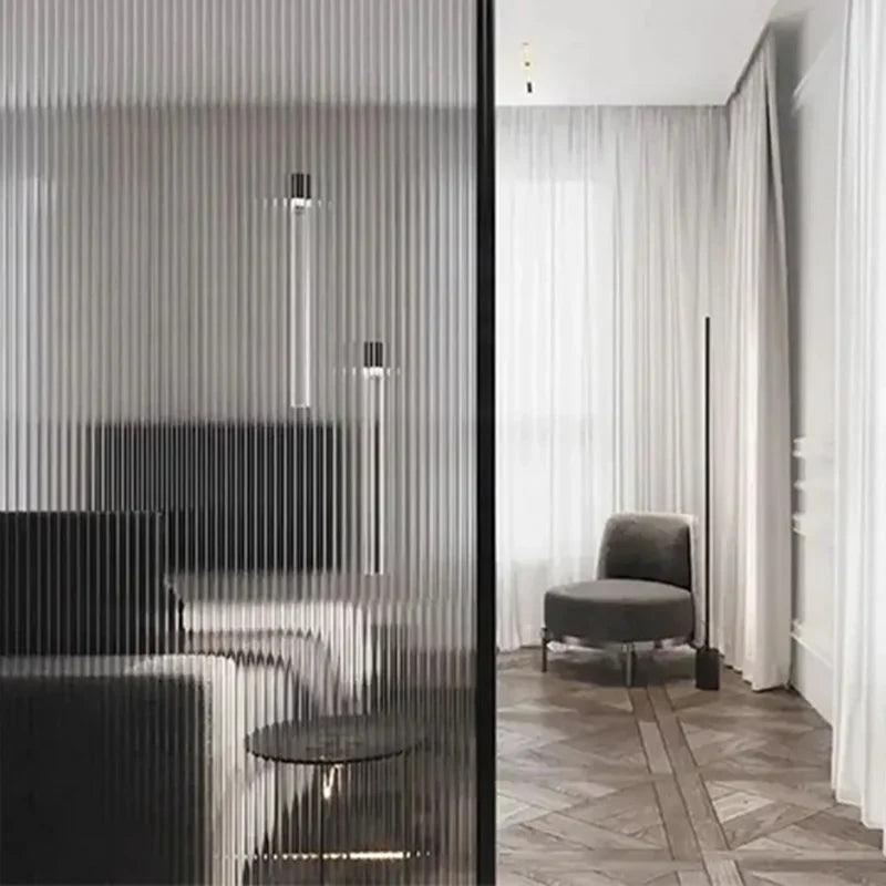 Decorative Frosted Window Film for Bathroom Privacy - Anti-Peep Glass Covering