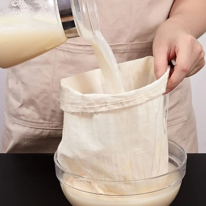 Reusable Cheesecloth Bags for Straining Nut Milk Coffee Tea - Multiple Sizes