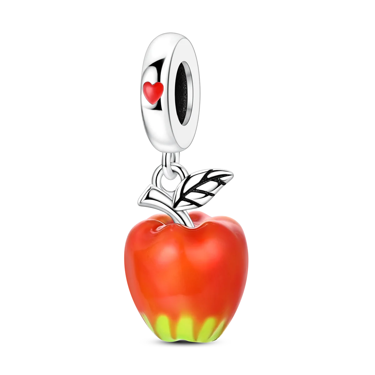 Fruit Charm Bead 925 Silver Strawberry Cherry Avocado Pendant for DIY Bracelets