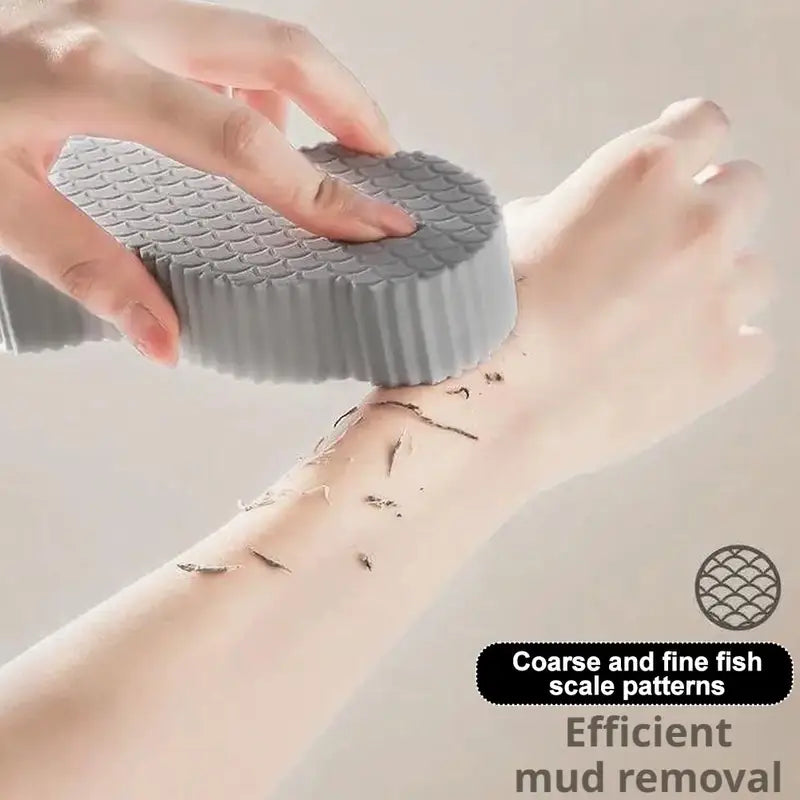 Exfoliating Bath Sponge - Soft Body Scrubber for Gentle Skin Renewal