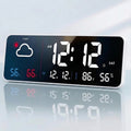 WiFi Smart Weather Clock with Indoor Temp & Humidity Display, Alarm & App Control