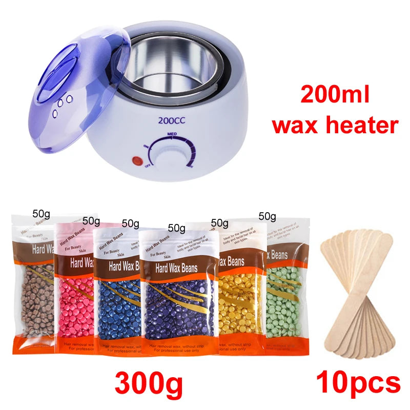 Wax Heater for Hair Removal Waxing Warmer Dipping Pot Machine - Multiple Colors